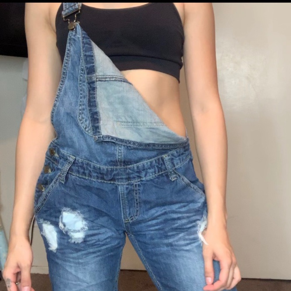 Ripped overalls